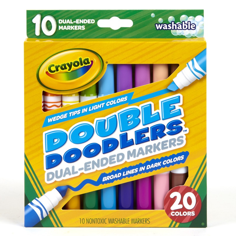 10 Ct Washable Double Doodlers