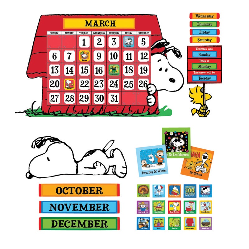 Peanuts Calendar Bb Set