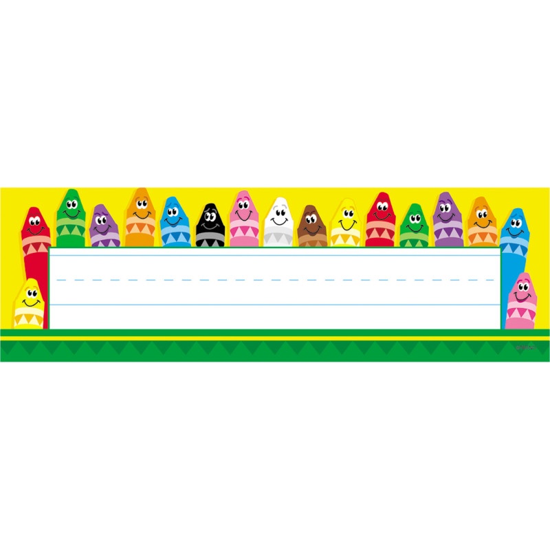 Desk Toppers Colorful 36/Pk 2X9 Crayons