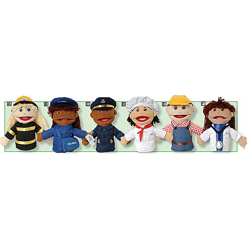 Multi Ethnic Career Puppet 6 Set Of All Career Puppets