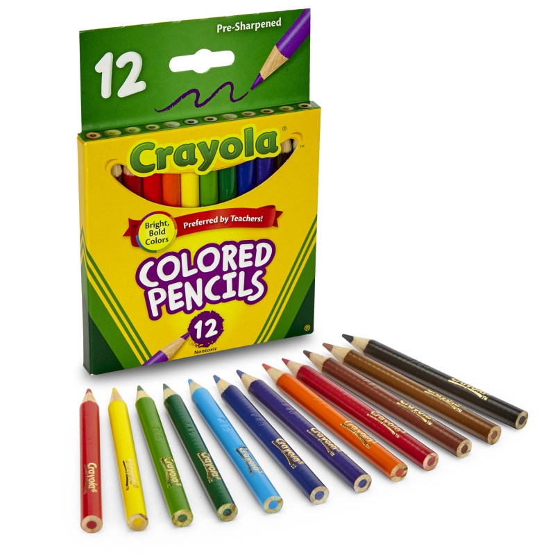 Colored Pencils 12Ct Half Length