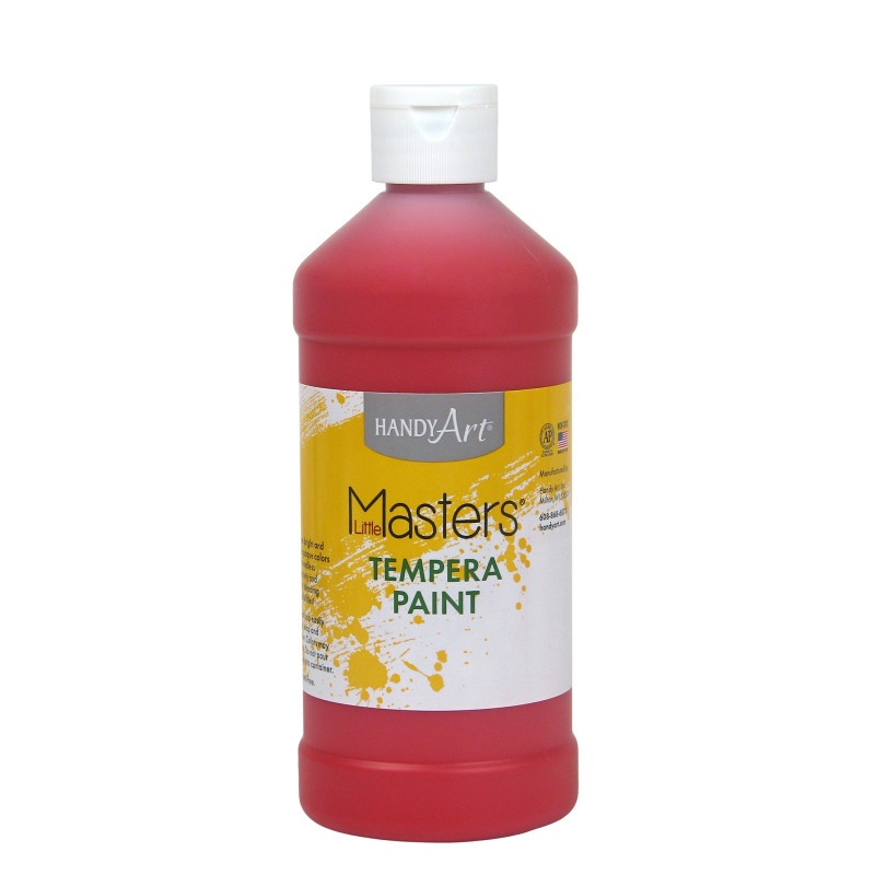 Little Masters Red 16Oz Tempera Paint