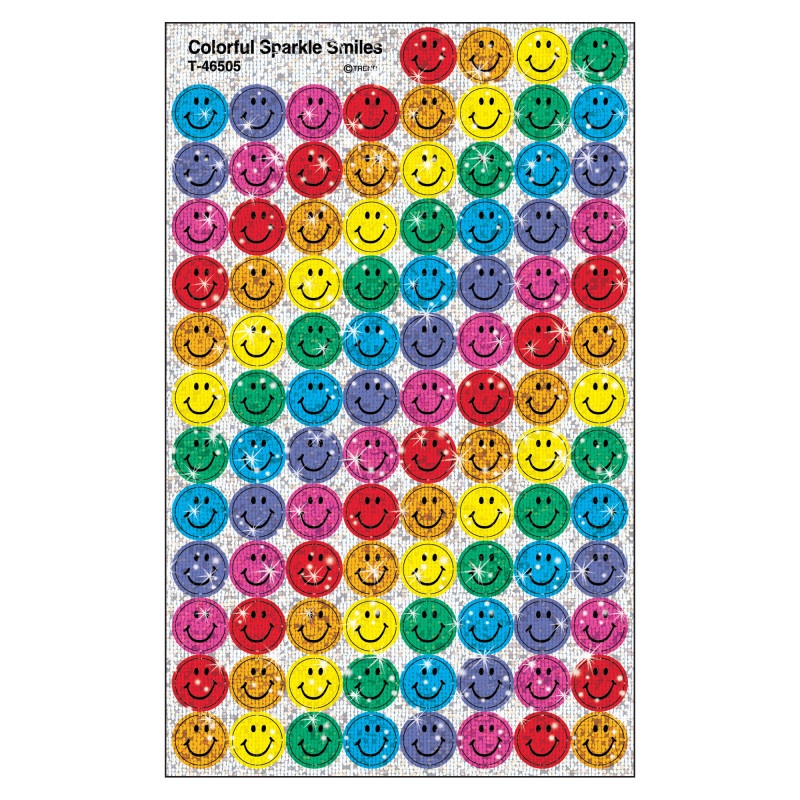 Superspots Colorful Sparkle 400/Pk Smiles