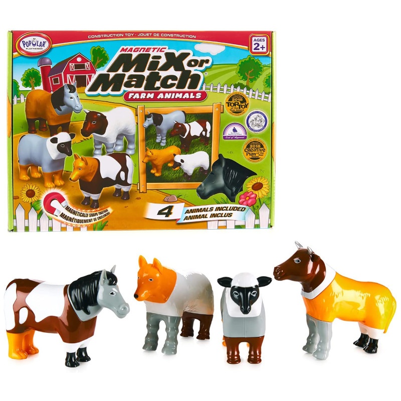 Magnetic Mix Or Match Farm Animals