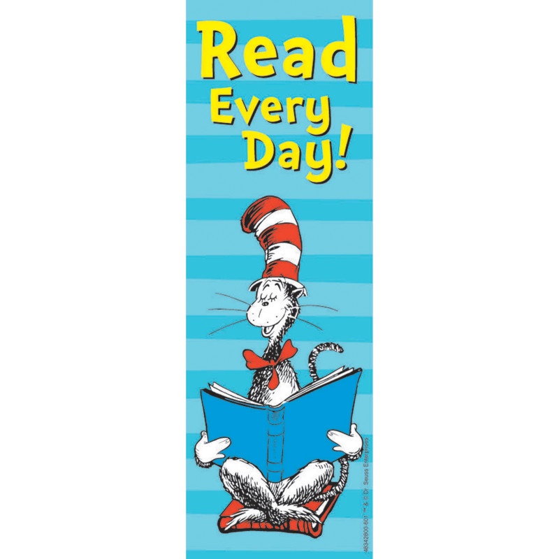 Cat In The Hat Read Every Day Bookmarks