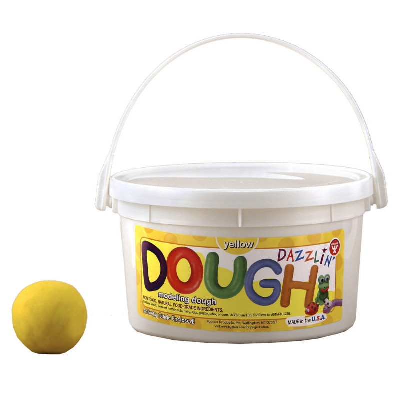 Dazzlin Dough Yellow 3 Lb Tub