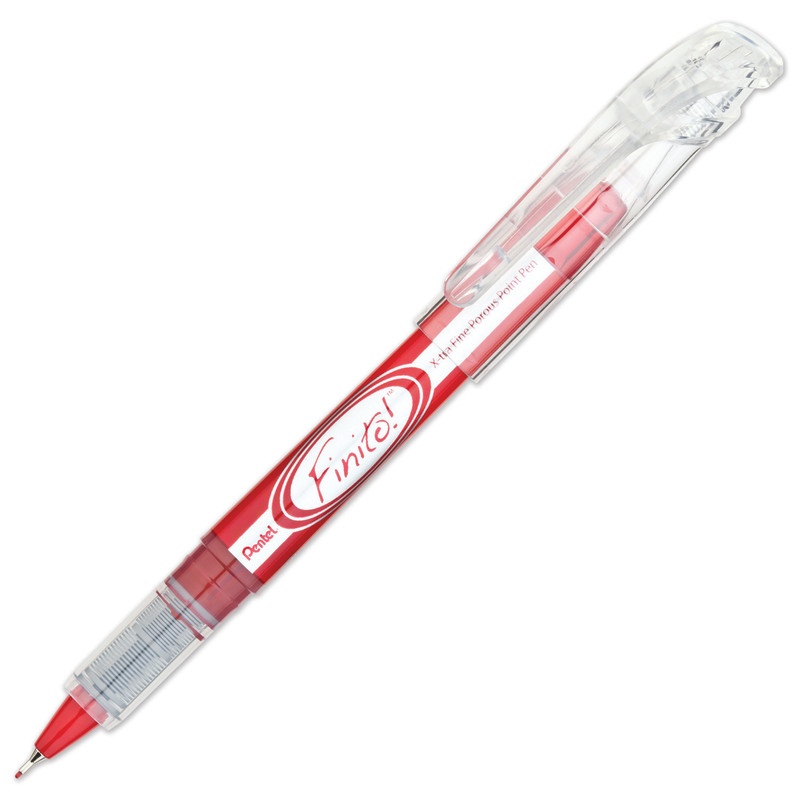 Pentel Finito Red Porous Point Pen Extra Fine Point
