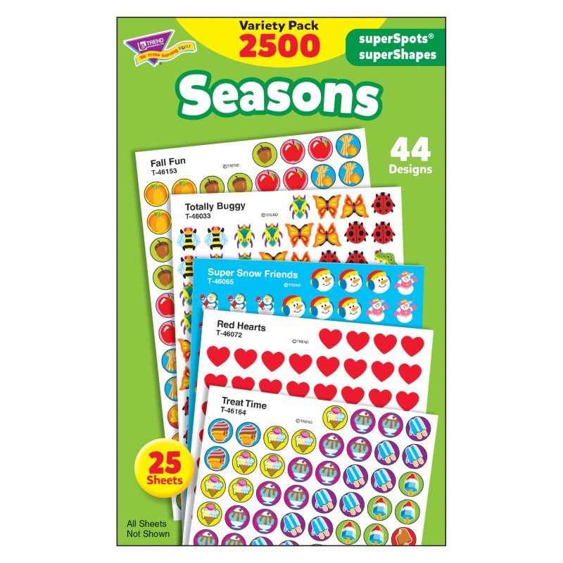 Stickers Seasons Colossal Variety Pk