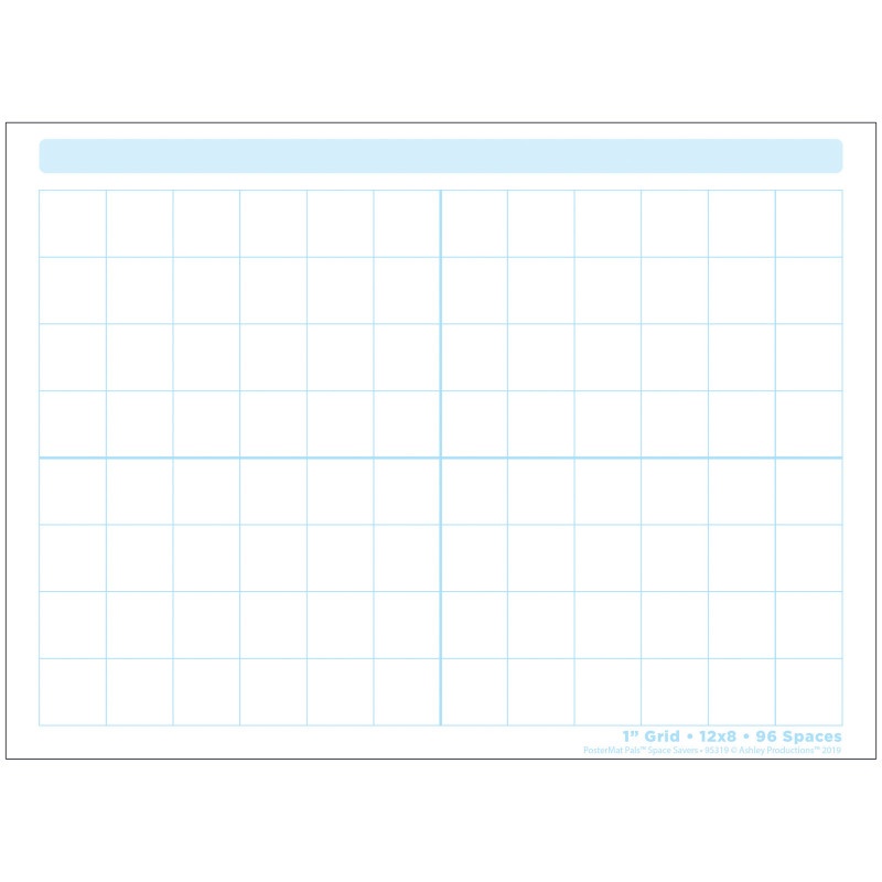 1In Grid Blocks Postermat Pals Smart Poly Single Sided