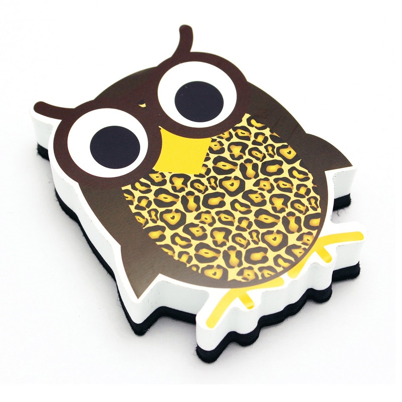 Magnetic Whtboard Eraser Wise Owl