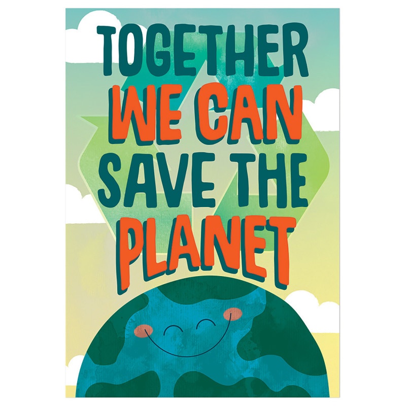Together We Can Save Planet Poster