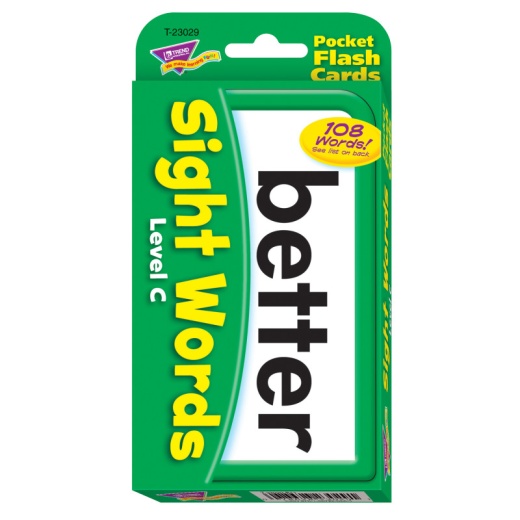 Pocket Flash Cards Sight Words