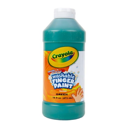 Crayola Washable Fingerpaint 16Oz Green