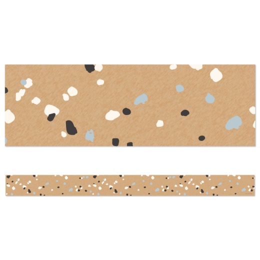 Carson Dellosa We Belong Speckled Kraft Paper Straight Bordr