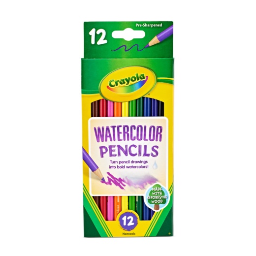 Crayola Watercolor Pencils 12Ct Full Length