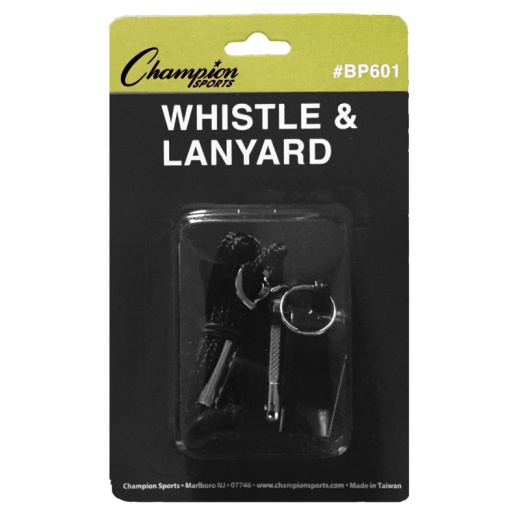 Champion Sports Whistle and Lanyard Combo