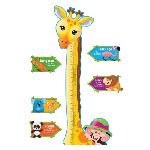 Bb Set Giraffe Growth Chart - Fun and Interactive Growth Tracking for Kids