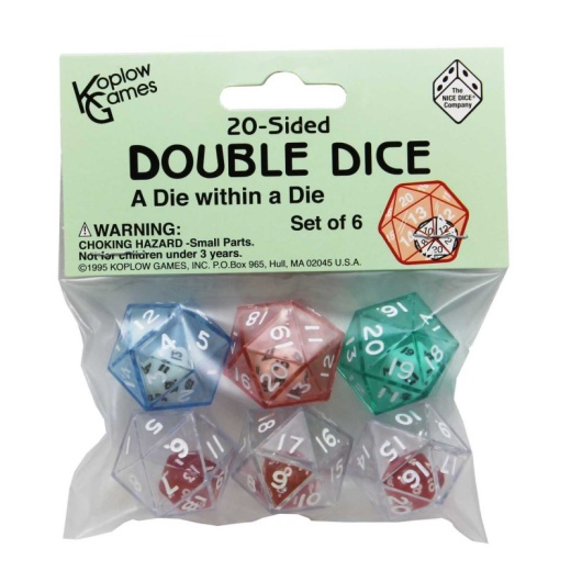 20 Sided Double Dice - Engaging Math Education Tool