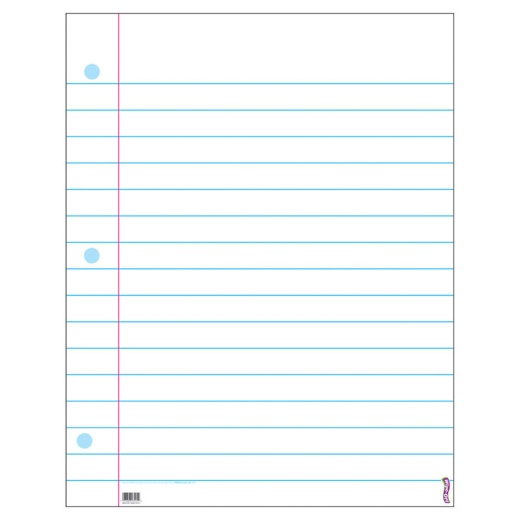 Wipe-Off Chart Notebook Paper 22 X 28