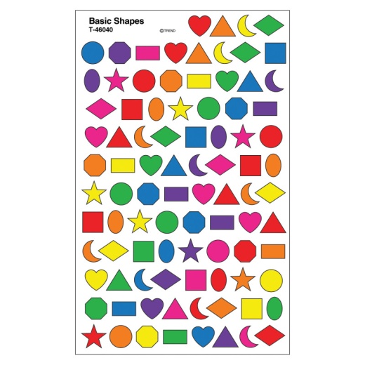 Sticker Basic Shapes Supershapes