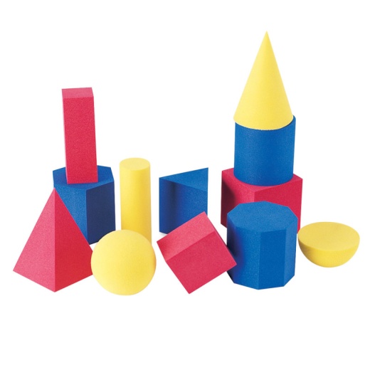Hands-On Soft Geometric Shapes 2-3 3 Colors