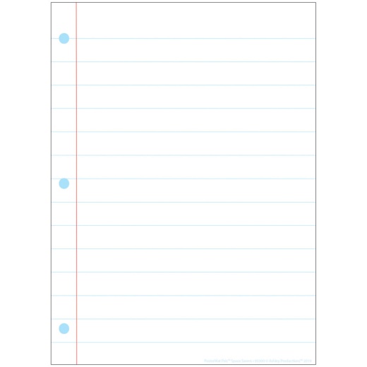 Notebook Paper Poly Poster