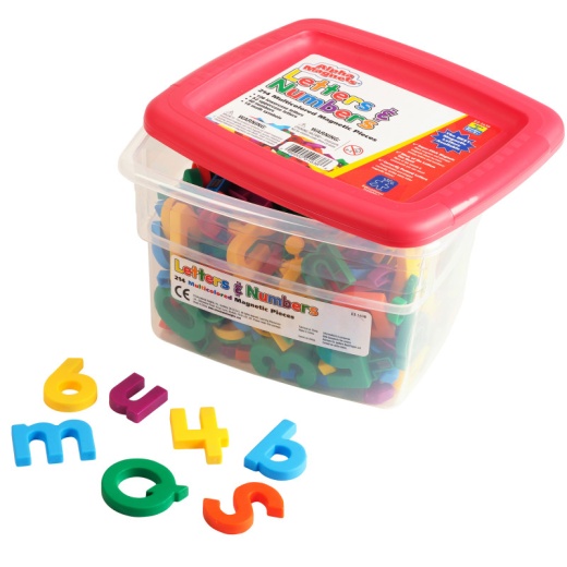 Alpha And Math Magnets Multi 214Pk