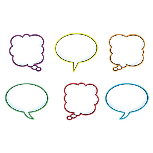 Speech Balloons Variety Pk Classic Accents
