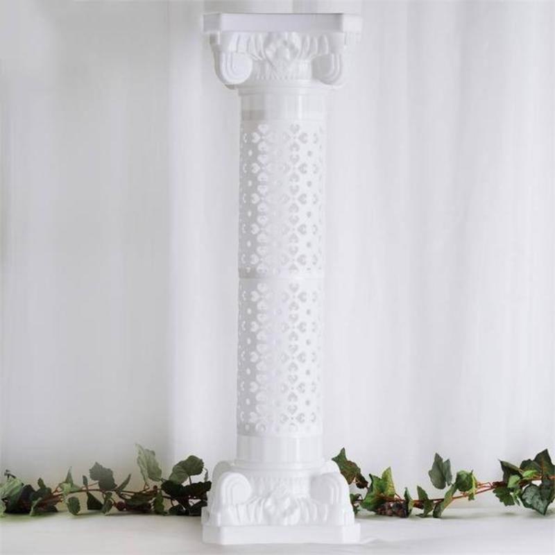 2 Pillars Wedding Party Event Decoration Roman Column Venue Floral Flower  Stand