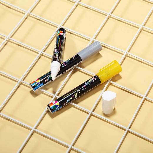 3 Pack Erasable Liquid Chalk Marker Point Pens For Blackboard