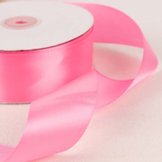 Pink - Satin Ribbon Single Face - ( 1/8 inch | 100 Yards )