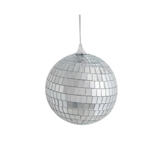 4 Mirror Disco Ball Ornament with Hanging String