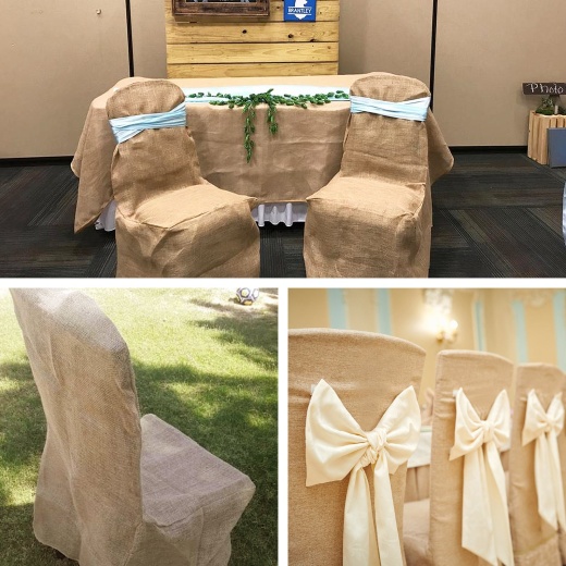 Rustic discount chair covers