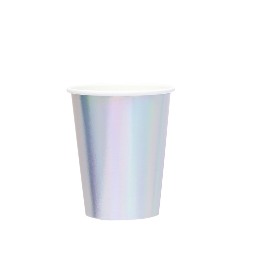 24 Pack Metallic Gold Paper Cups, Disposable Party Cup Tableware All  Purpose 9Oz