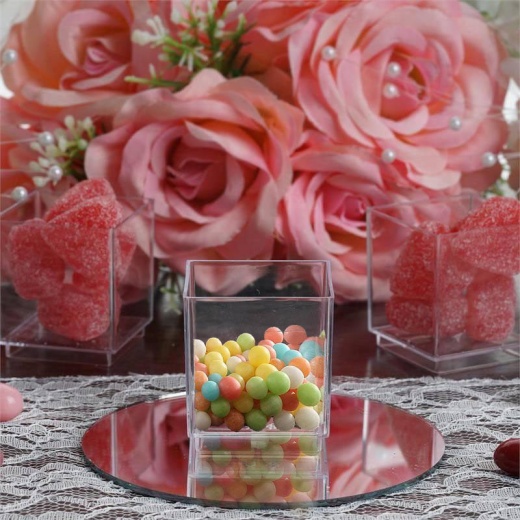 Clear Acrylic Square Cubes With Lid 2 X 2 X 2, Candy Boxes, Favor