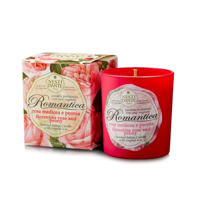 Nesti Dante Florentine Rose & Peony Candle 160 Gr