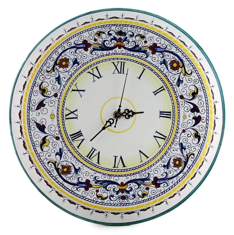 Ricco Deruta Deluxe: Large Round Wall Clock
