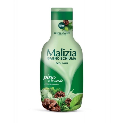 Malizia Bath Foam Pine & Green Tea 1000 Ml