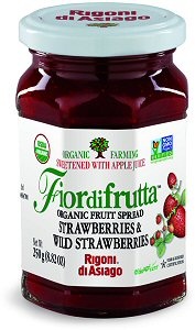 Rigoni Di Asiago Strawberry Organic Fruit Spread Glass Jar 250 Gr