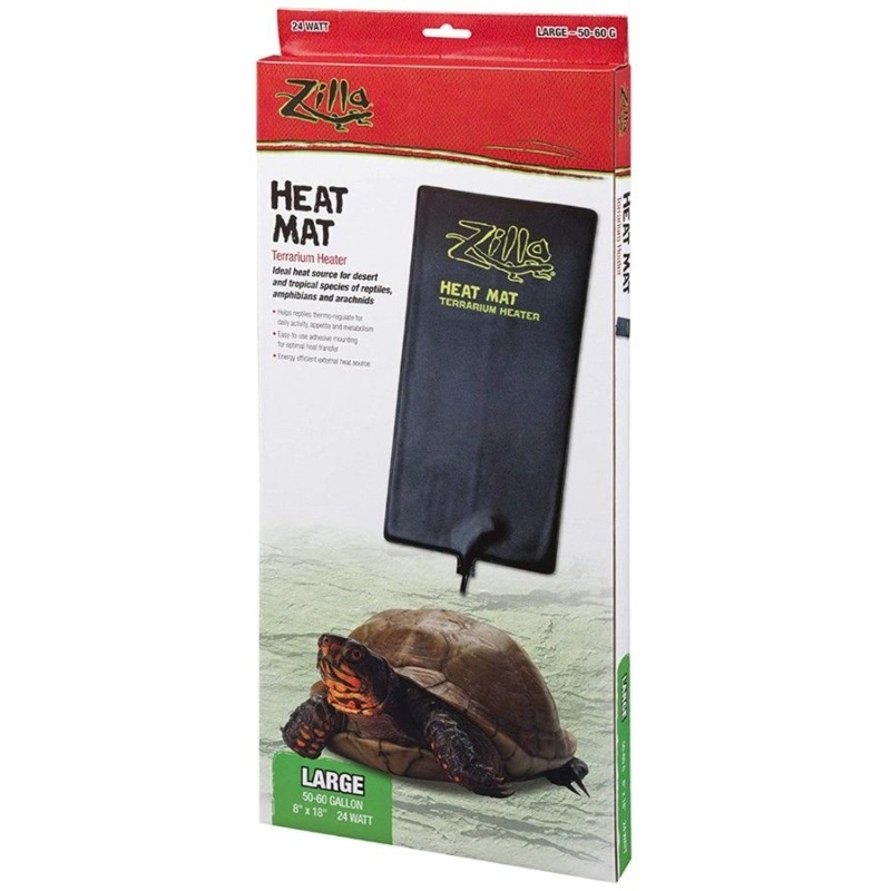 Zilla Heat Mat Terrarium Heater Large 24 Watt 5060 Gallon Tanks