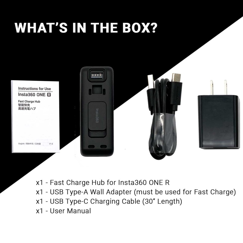 Insta360 One R Fast Charge Hub (Open Box)