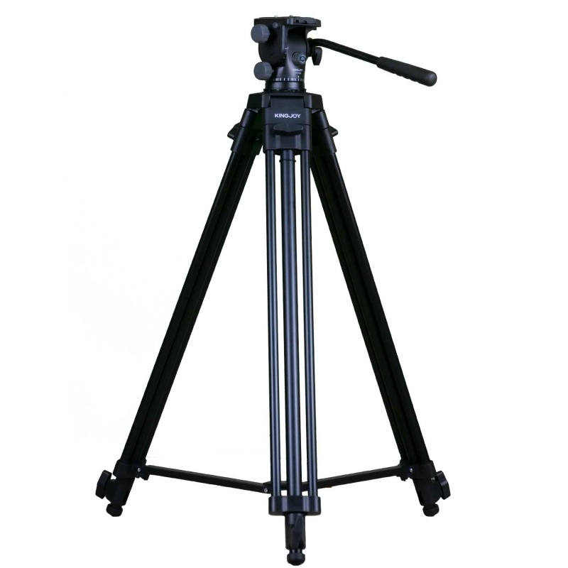 Kingjoy Vt-2100L Video Tripod With Fluid Head