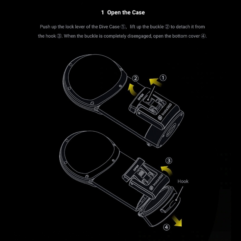 Insta360 Dive Case For One X Camera (Open Box)