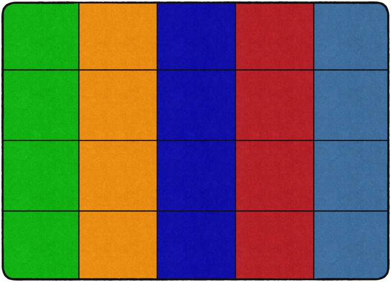Rainbow Seating Blocks 6 X 8'4