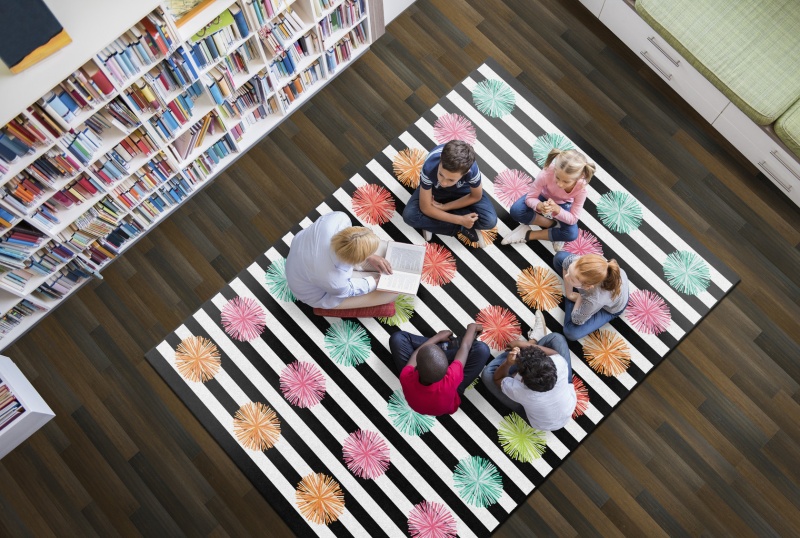 Sherbert Pom Criss Cross Applesauce 7'6" X 12'