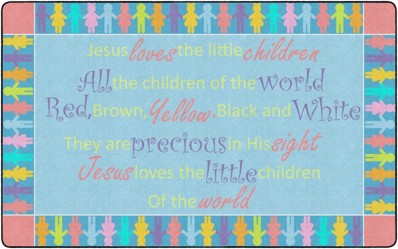 All The Children In The World Rug, 7' 6" x 12'