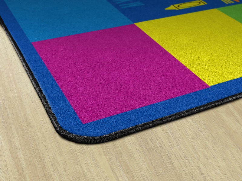 My Favorite Color Classroom Rug 10'6 X 13'2