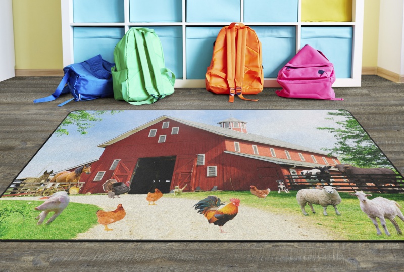 Barn Animals 6X8'4