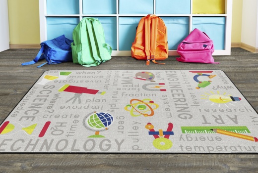 Steam 6X8'4 Carpet - Enhance Learning with Fun
