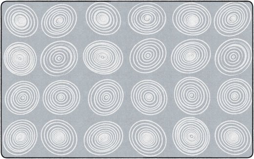 Circles 7'6X12' Classroom Seating Rugs